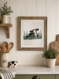 Framed Baby Cow Watercolor Art Print, 8" x 10"