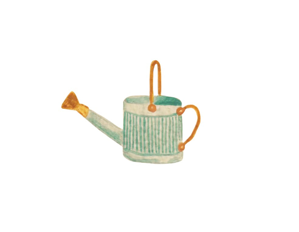 Simple Joys Watering Can Watercolor Stationery Gift Set
Art Print, Notepad, Bookmark, Note Cards & Mini Cards