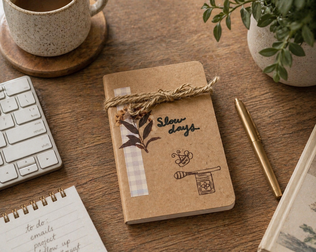 Mini "Slow Days" Journals- Farmhouse slow days journals